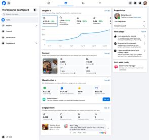 dashboard Meta