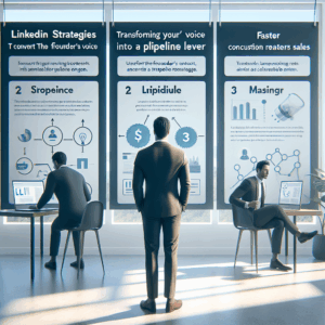 Stratégies LinkedIn : transformer la voix du fondateur en levier de pipeline
