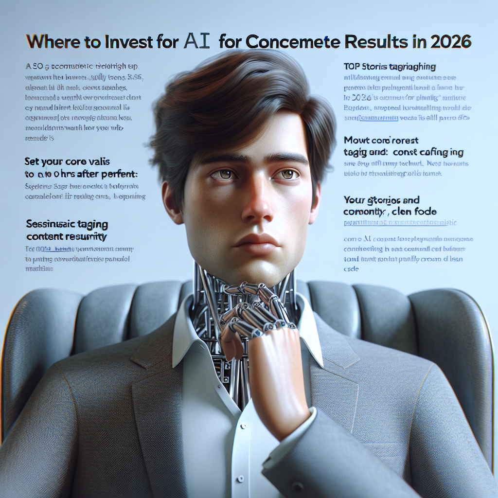 SEO IA : où investir pour des résultats concrets en 2026