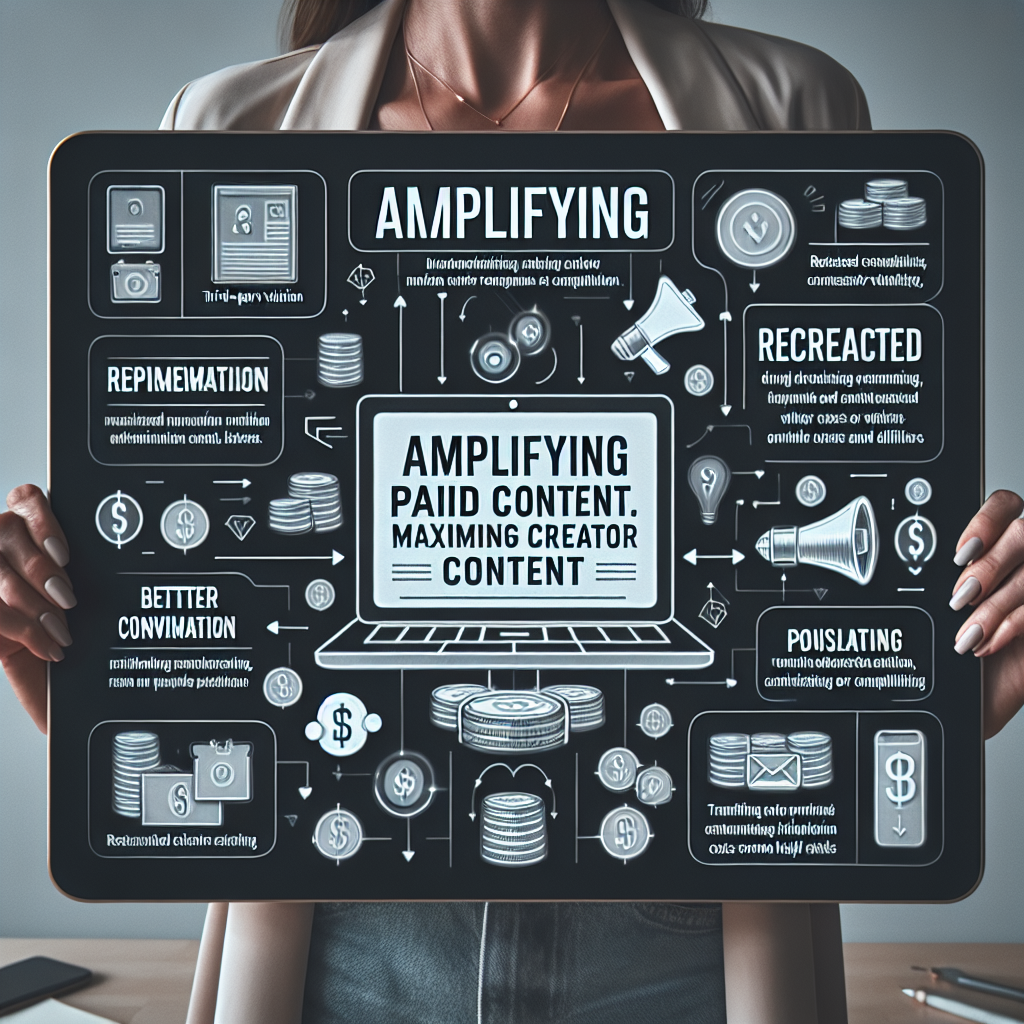 Amplification payante : maximiser le contenu des créateurs