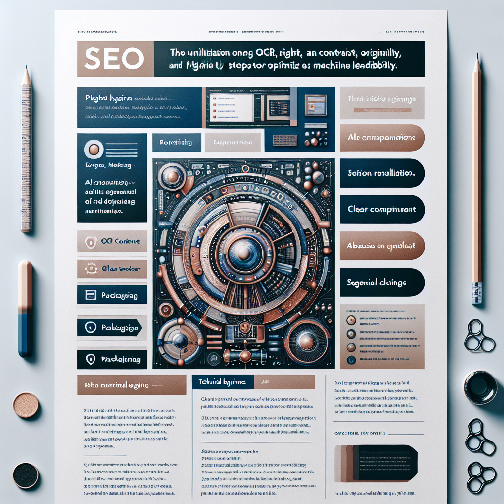 SEO images: OCR, contraste et originalité pour la lisibilité IA