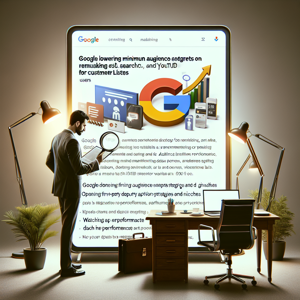 Remarketing Google : seuil d’audience abaissé à 100 utilisateurs