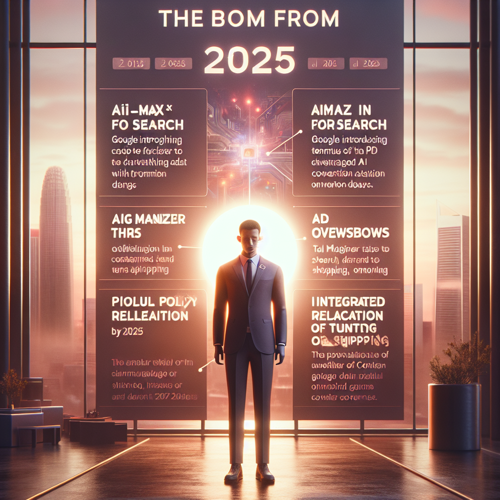 PPC 2025 : les actus marquantes — AI Max, PMax, pubs dans AI Overviews