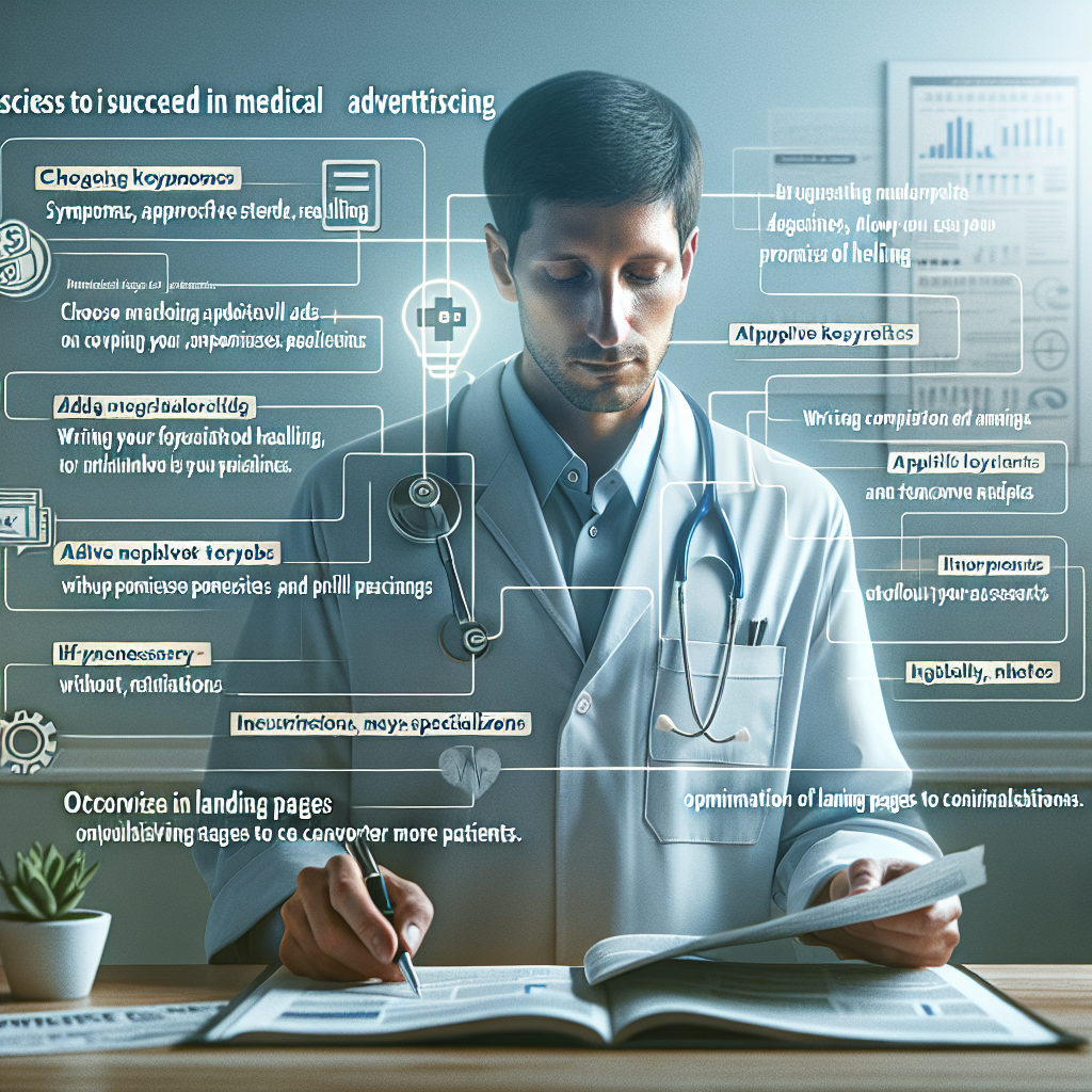Publicité médicale: mots-clés, conformité et pages de destination