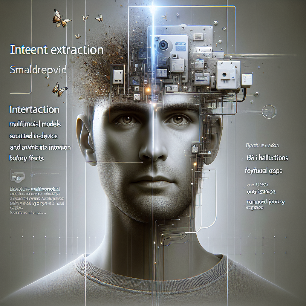 Extraction d'intention: de petits modèles multimodaux sur l'appareil
