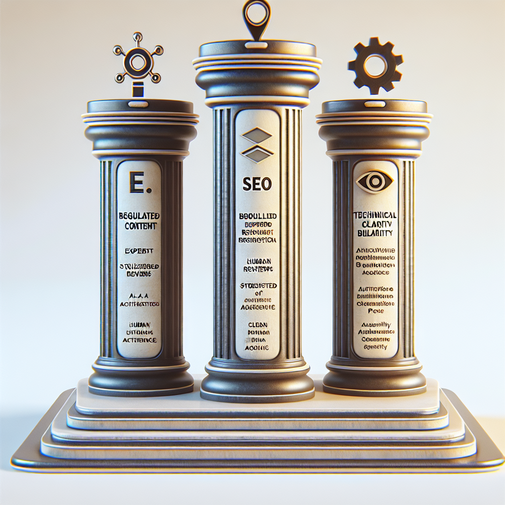 SEO réglementé : 3 piliers pour briller dans la recherche pilotée par l’IA