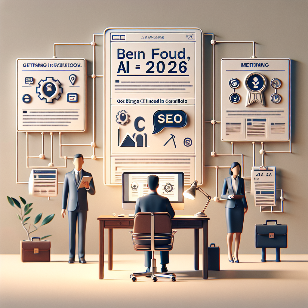 SEO IA 2026 : être récupéré, cité, puis choisi