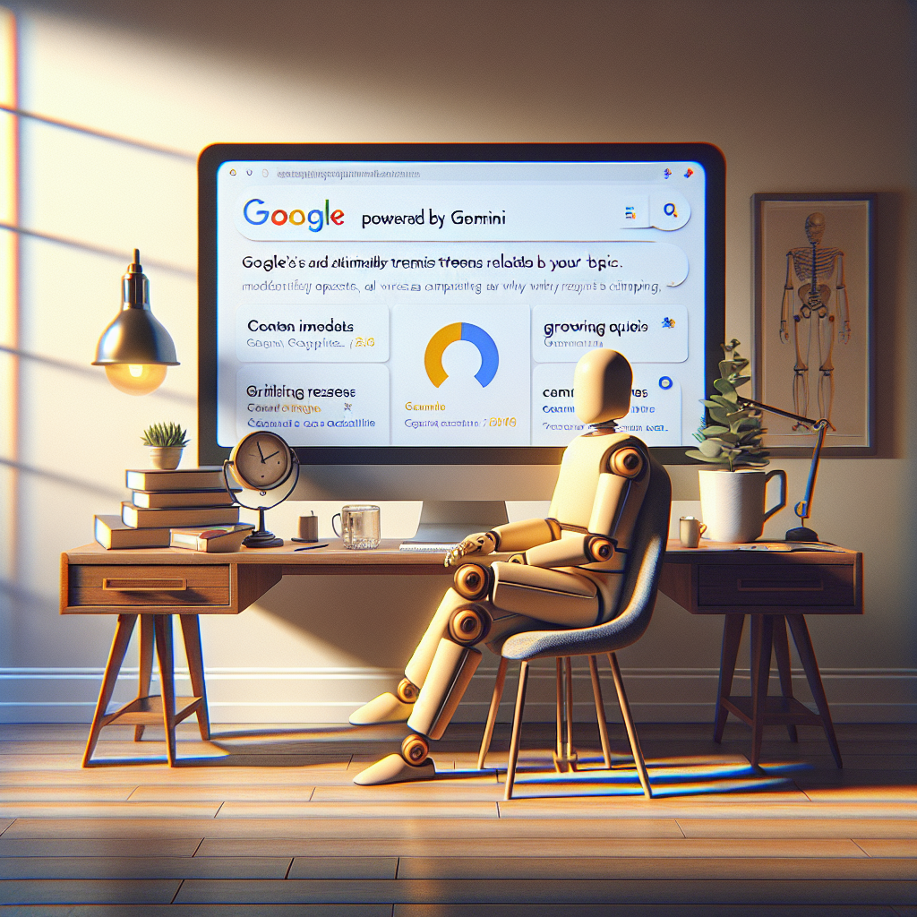 Google Trends s’enrichit de Gemini : nouvelles suggestions et comparaisons