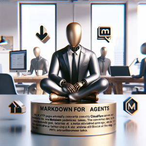 Cloudflare Markdown : HTML auto-converti pour bots IA