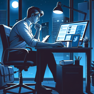 bien-être au travail social media