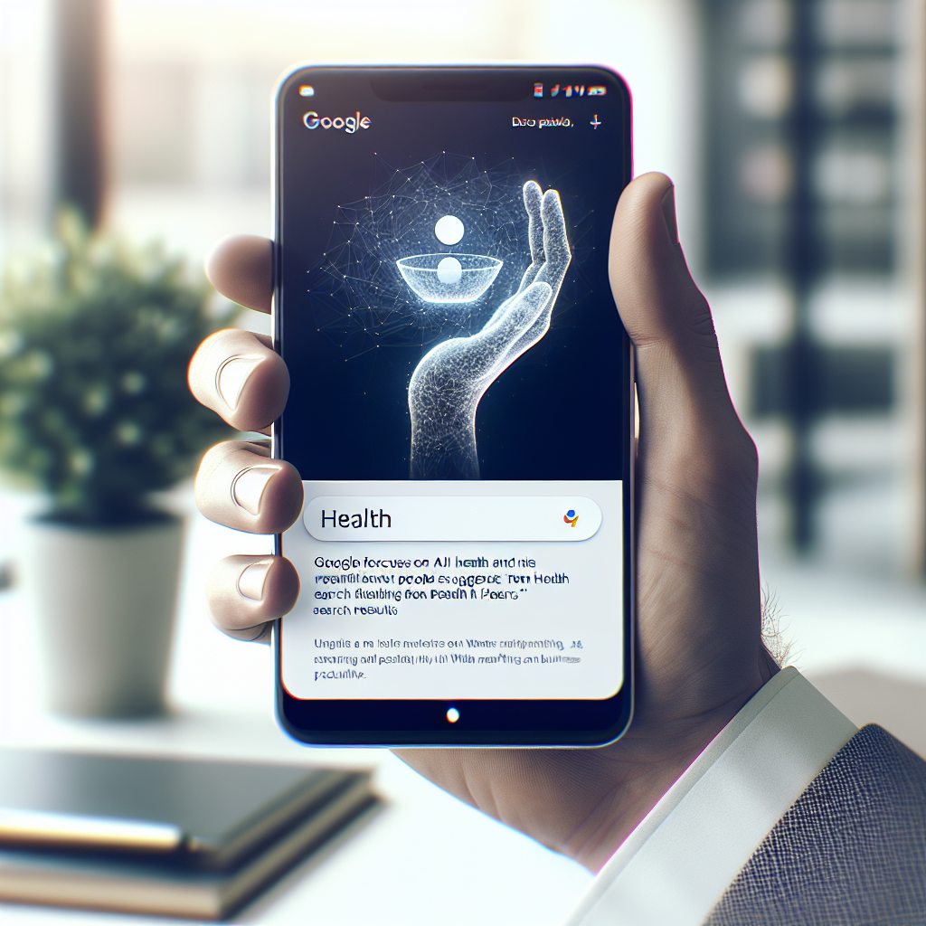 Google mise sur l’IA santé et retire « What People Suggest »