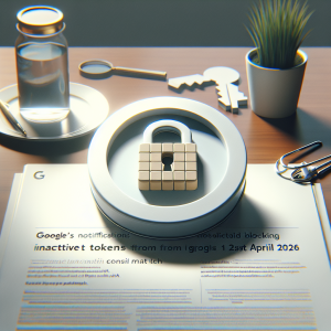 Correspondance client : Google bloquera les jetons inactifs dès le 1er avril 2026