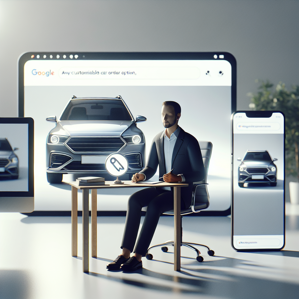 Sur commande dans Google Merchant Center : nouvelle option pour les vendeurs auto