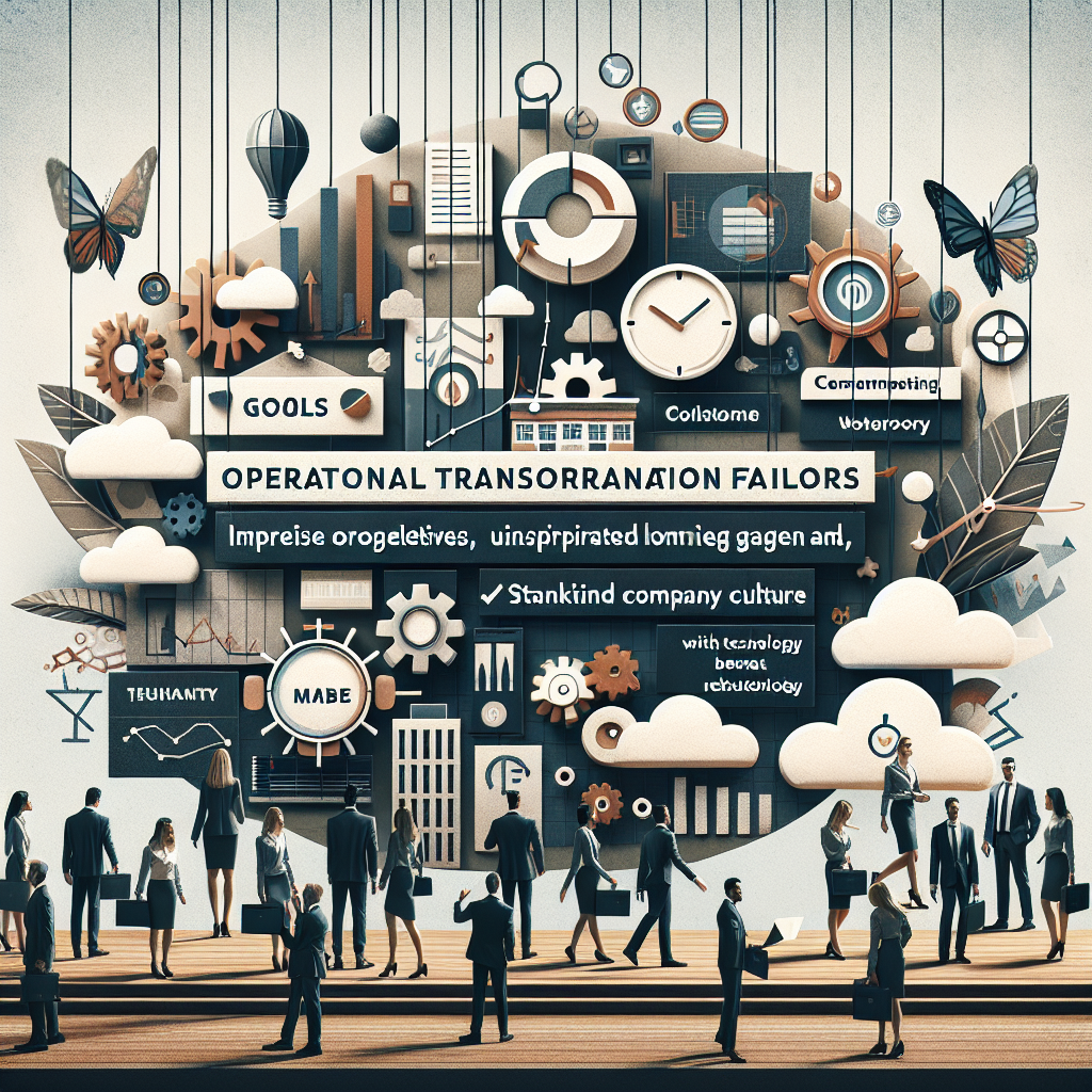 Transformation opérationnelle: l’échec vient des objectifs flous et du manque d’engagement