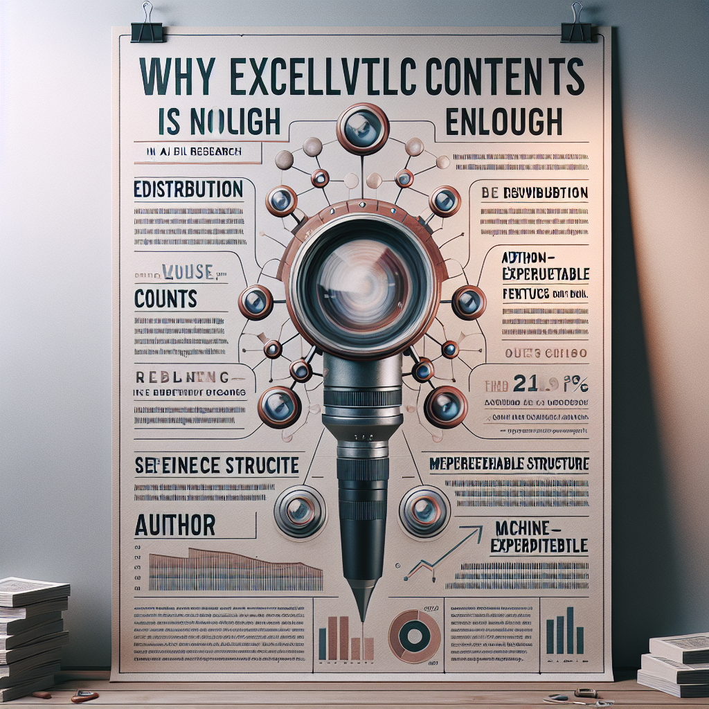 Pourquoi un excellent contenu ne suffit plus en recherche IA