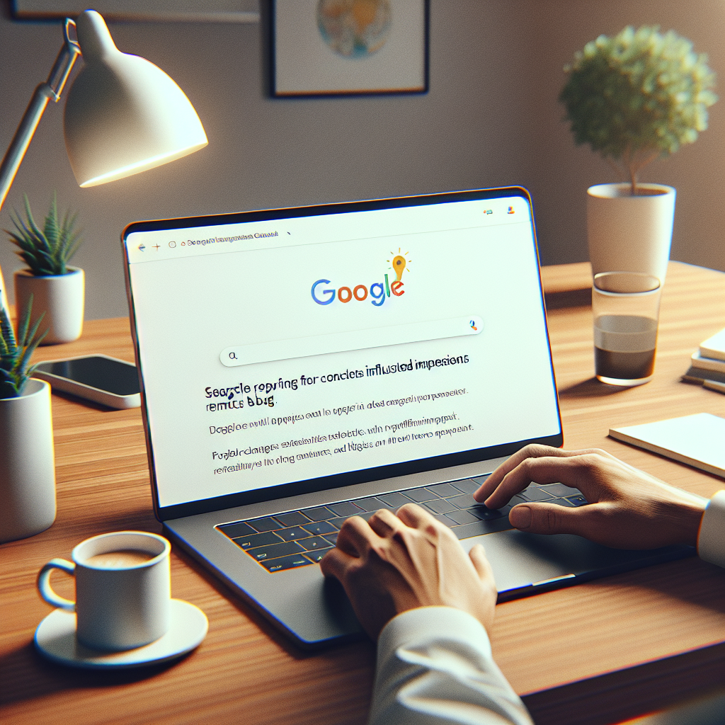 Search Console: Google corrige un bug gonflant les impressions