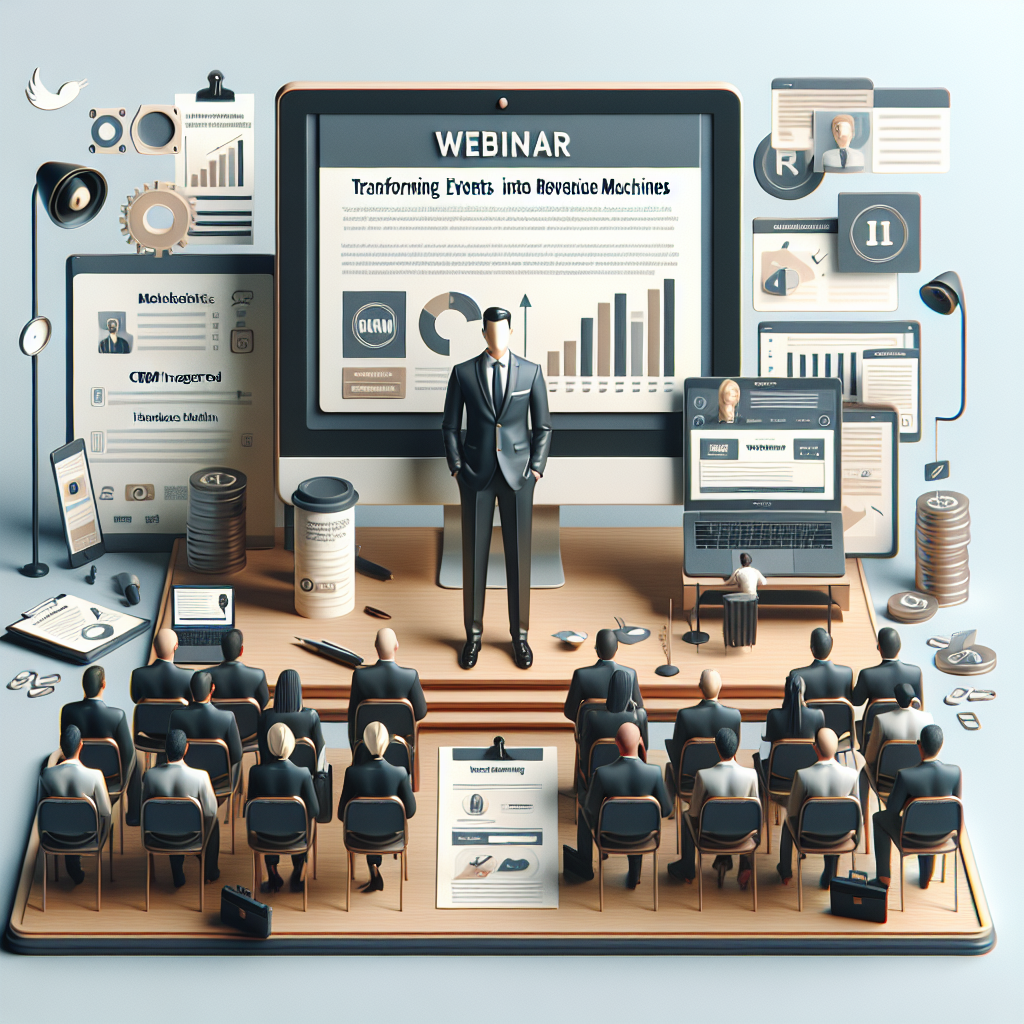 Webinaire : transformez vos événements en machines à revenus