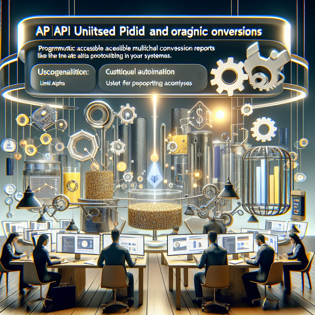 API Analytics : conversions payant et organique unifiées