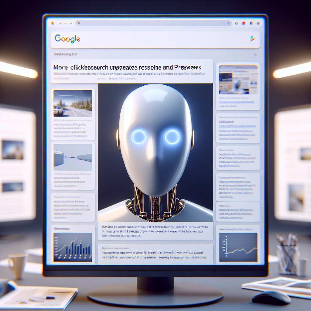 Recherche IA de Google: plus de liens et aperçus cliquables