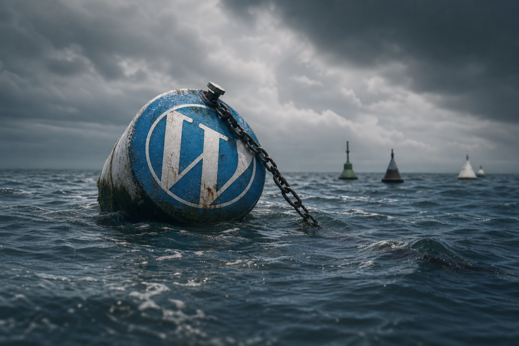 Déclin WordPress: six mois de recul de part de marché
